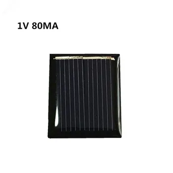 Mini Mono Solar Panel single crystal 1V 80MA Solar System DIY For Battery Cell Phone Chargers
Mini Mono Solar Panel single crystal 1V 80MA Solar System DIY For Battery Cell Phone Chargers