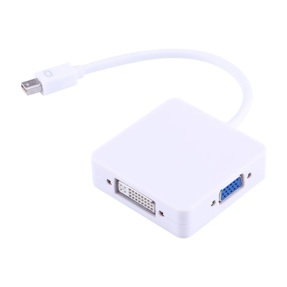 VBESTLIFE 3 In 1 Mini DP To DVI VGA HDMI Cable Adapter 1080P Mini Display Port HMDI Cable Converter For MacBook Air Pro iMac
VBESTLIFE 3 In 1 Mini DP To DVI VGA HDMI Cable Adapter 1080P Mini Display Port HMDI Cable Converter For MacBook Air Pro iMac