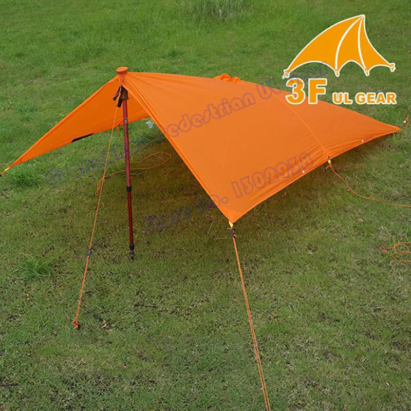 3F ul Gear Multifunction raincoat small tarp tent with PU coating 210T UL awning camping groundsheet
3F ul Gear Multifunction raincoat small tarp tent with PU coating 210T UL awning camping groundsheet