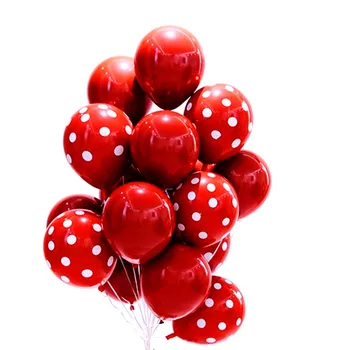 10pcs/lot 12" Ruby Red Latex Polka Dot Balloons For Party Wedding Birthday Marry Decoration Wholesale Decoration Globos Supplies
10pcs/lot 12" Ruby Red Latex Polka Dot Balloons For Party Wedding Birthday Marry Decoration Wholesale Decoration Globos Supplies