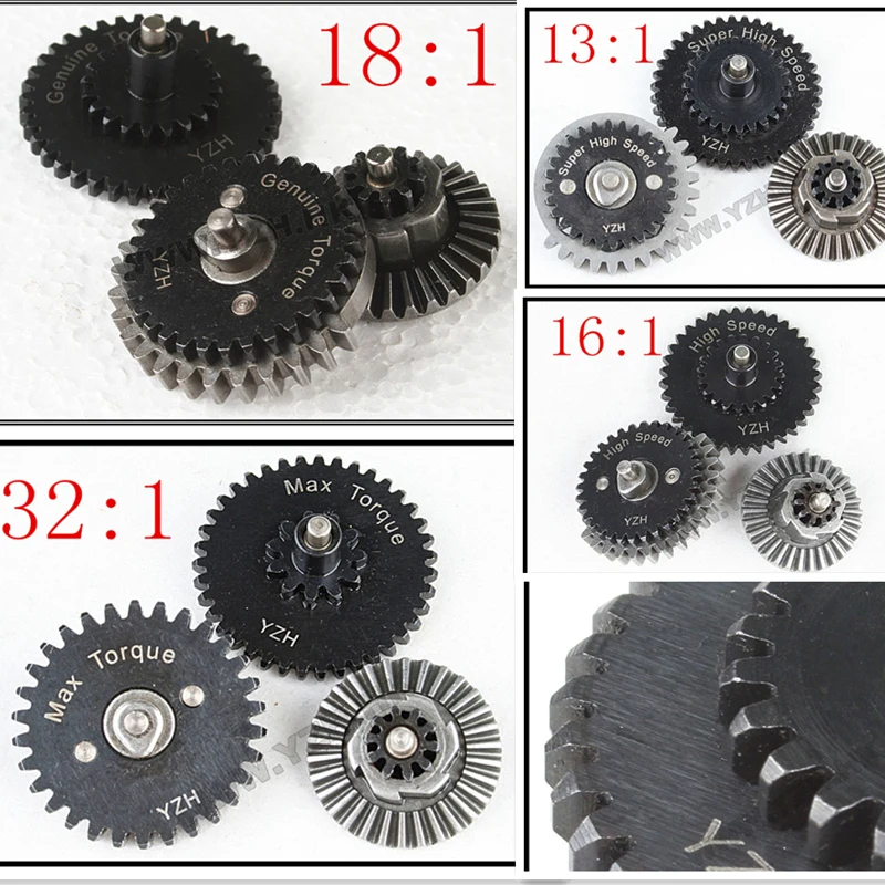 EMERSON Military Action Original Torque Speed Gear Set for Ver.2 / 3 AEG Airsoft Gearbox 13:1 16:1 18:1 32:1
EMERSON Military Action Original Torque Speed Gear Set for Ver.2 / 3 AEG Airsoft Gearbox 13:1 16:1 18:1 32:1