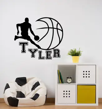 Name Wall Decals Kids Basketball Player Decals Boys Nursery Decor Sticker
Name Wall Decals Kids Basketball Player Decals Boys Nursery Decor Sticker