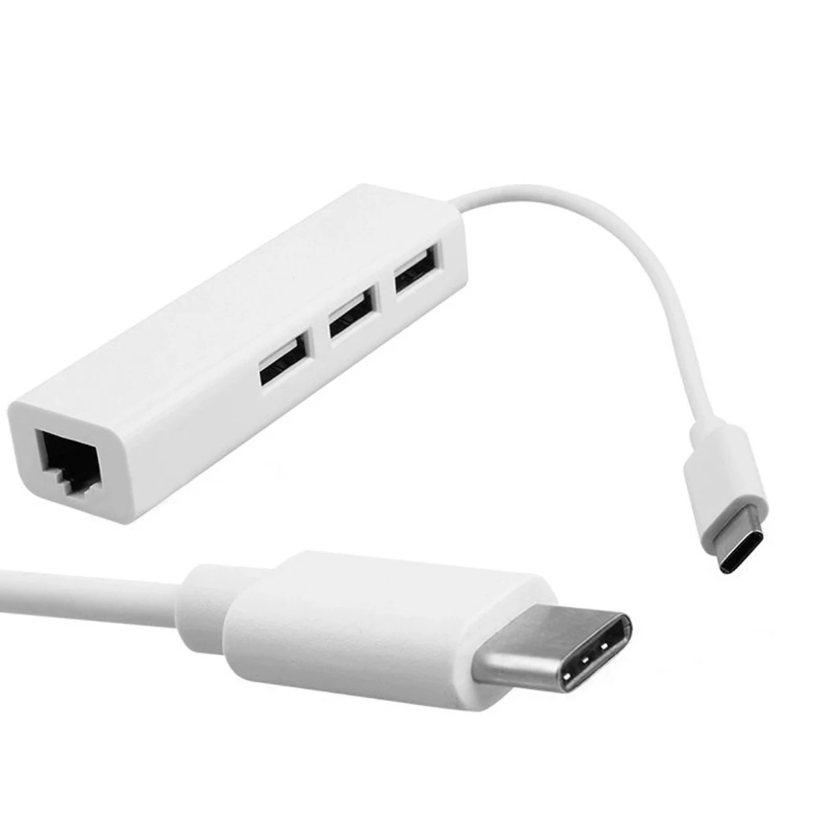 CY USB 3.1 Type C USB-C Multiple 3 Ports Hub with Ethernet Network LAN Adapter for Chromebook
CY USB 3.1 Type C USB-C Multiple 3 Ports Hub with Ethernet Network LAN Adapter for Chromebook
