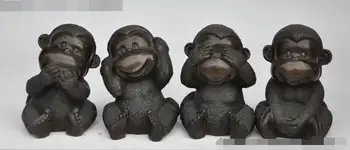 Free shipping S00302 5"china bronze Not say Not laugh Not see Not listen 4 animal monkey lucky statue
Free shipping S00302 5"china bronze Not say Not laugh Not see Not listen 4 animal monkey lucky statue