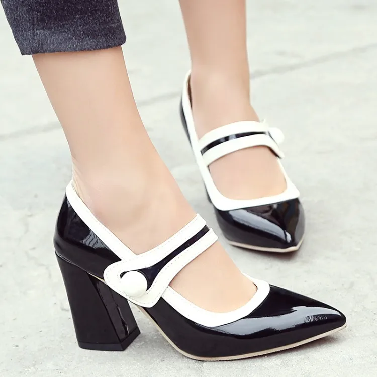 Big Size 11 12 13 14 ladies high heels women shoes woman pumps Lacquer-tipped button-down women's single shoes
Big Size 11 12 13 14 ladies high heels women shoes woman pumps Lacquer-tipped button-down women's single shoes