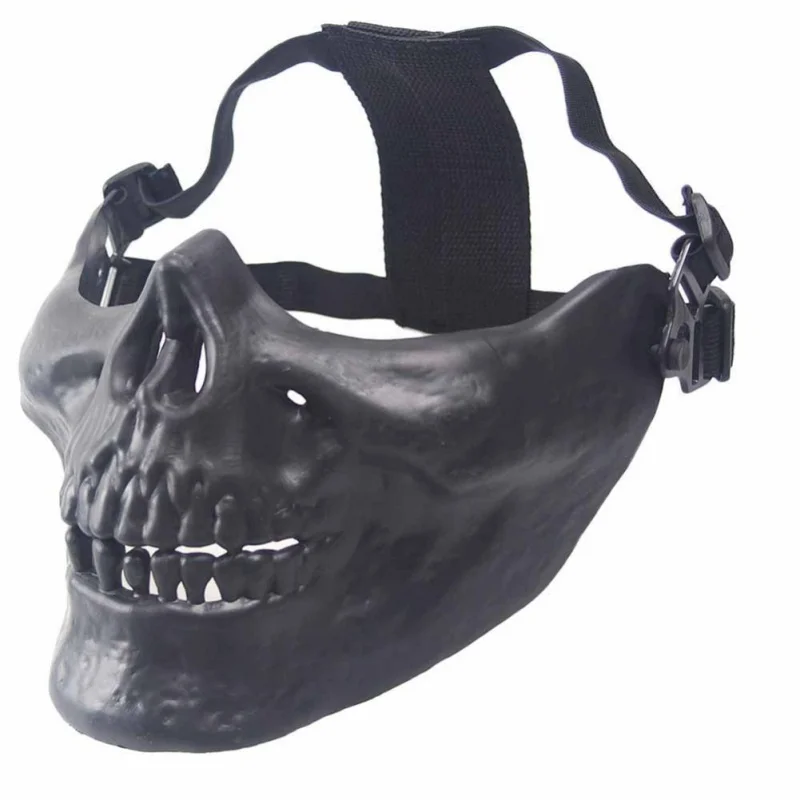 Cycling Training Ski Mask TPU Half Mask Halloween Half Face Skull Protective Mask For Cycling CS Military Gaming Resistant Rn
Cycling Training Ski Mask TPU Half Mask Halloween Half Face Skull Protective Mask For Cycling CS Military Gaming Resistant Rn