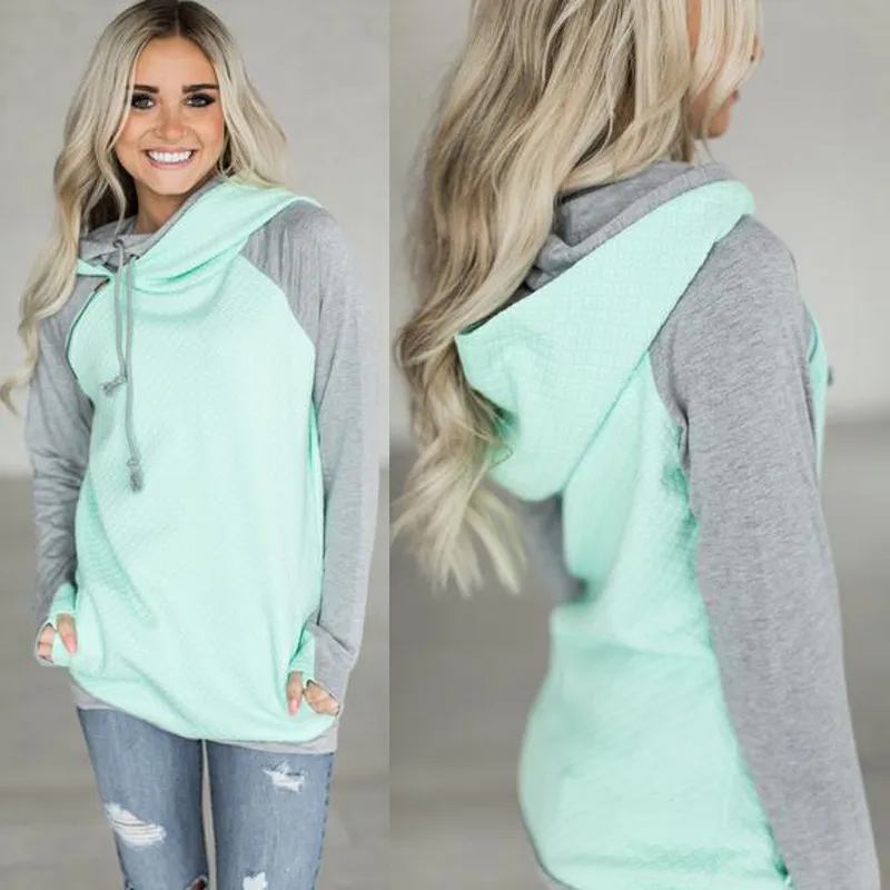 Elegant Autumn Winter Hooeded Sweatshirt Women Patchwork Long Sleeve Pullover Streetwear Pocket Cotton Blend Hoodies S -Xxl
Elegant Autumn Winter Hooeded Sweatshirt Women Patchwork Long Sleeve Pullover Streetwear Pocket Cotton Blend Hoodies S -Xxl