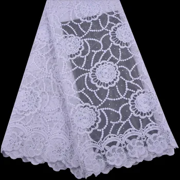 New Arrival White Color African Guipure Cord Lace Fabric High Quality French Milk Silk Lace Fabric With Stones For Dress F1363
New Arrival White Color African Guipure Cord Lace Fabric High Quality French Milk Silk Lace Fabric With Stones For Dress F1363