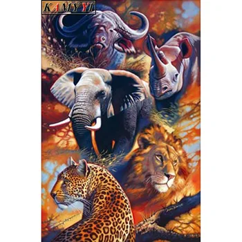 Home Decoration DIY 5D Diamond Embroidery "Big Five Animals Lord" Full Diamond Cross Stitch Set Painting Resin Hobby Craft
Home Decoration DIY 5D Diamond Embroidery "Big Five Animals Lord" Full Diamond Cross Stitch Set Painting Resin Hobby Craft
