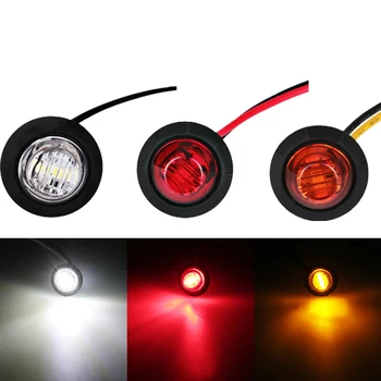10PCS Red Car External Lights 3 SMD 12V Auto Car Bus Truck Side Marker Indicator Lights Rear Side Clearance Lamp Trailer Round
10PCS Red Car External Lights 3 SMD 12V Auto Car Bus Truck Side Marker Indicator Lights Rear Side Clearance Lamp Trailer Round