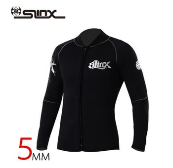 SLINX 5MM Neoprene Long Sleeved Jumpsuit Jacket Wetsuit Top Black Front Zipper for Men Scuba Snokeling Swim Diving Shirts Tops
SLINX 5MM Neoprene Long Sleeved Jumpsuit Jacket Wetsuit Top Black Front Zipper for Men Scuba Snokeling Swim Diving Shirts Tops