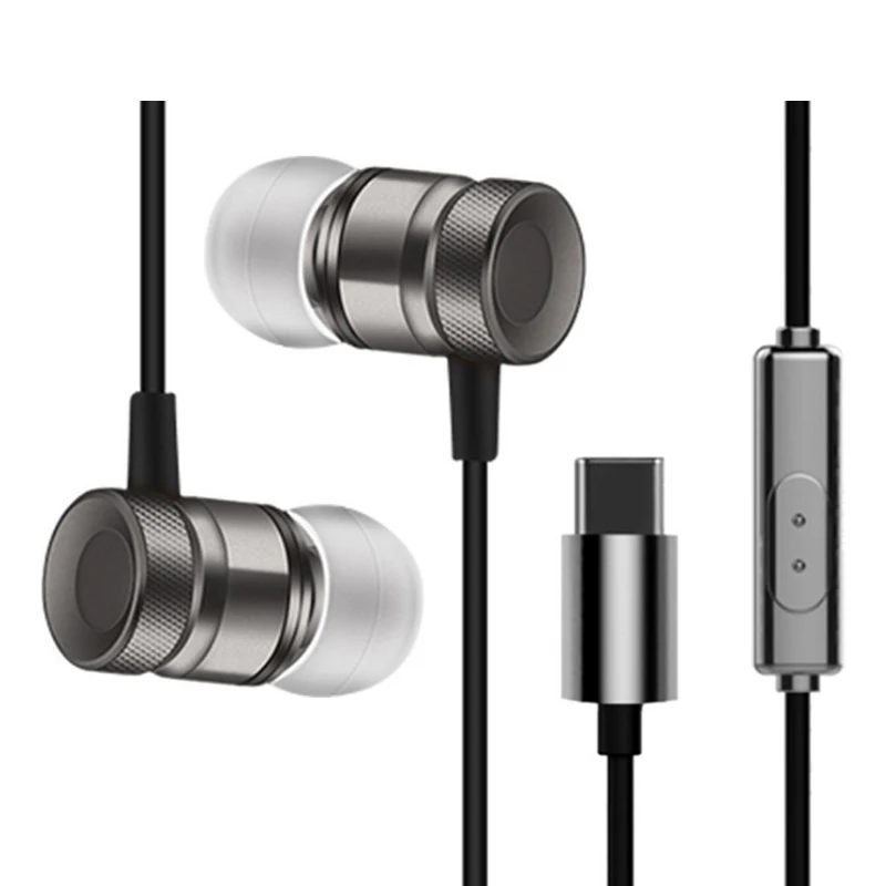 USB Type C Stereo Earphone Type-c Earphone with Mic Type C Metal In-Ear Earphones For Xiaomi For Huawei Smartphone
USB Type C Stereo Earphone Type-c Earphone with Mic Type C Metal In-Ear Earphones For Xiaomi For Huawei Smartphone