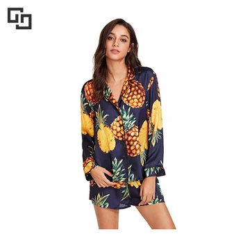 Womens Satin Short Sleeve Sleepwear 2 Piece Pajama Set Simple comfortable Loose night suit Sillk Print wear sleep set
Womens Satin Short Sleeve Sleepwear 2 Piece Pajama Set Simple comfortable Loose night suit Sillk Print wear sleep set