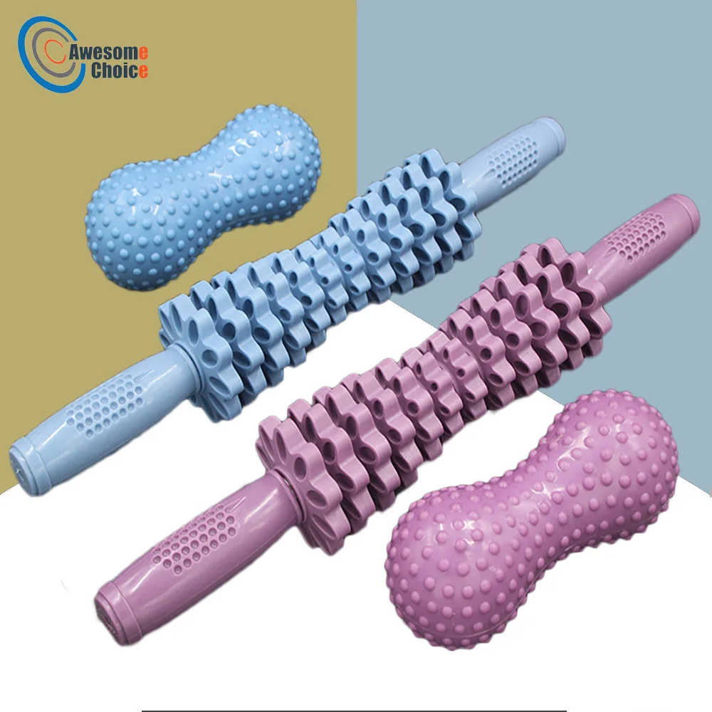 Set of 2 Adjustable Muscle Massage Roller with peanut ball Trigger Point Massage Stick Self-myofascial release for Leg/Back/feet
Set of 2 Adjustable Muscle Massage Roller with peanut ball Trigger Point Massage Stick Self-myofascial release for Leg/Back/feet