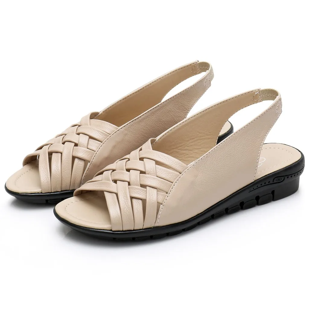 CHAMSGEND Summer New Women's Shoes flat sandals open toe mother wedge casual and comfortable wild outdoor sandals
CHAMSGEND Summer New Women's Shoes flat sandals open toe mother wedge casual and comfortable wild outdoor sandals