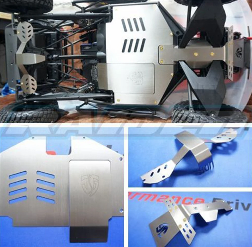 Stainless Steel Chassis Armor Skid Plate Fro Traxxas UDR Unlimited Desert Racer Front Middle Rear Full Set Series Skid Plate
Stainless Steel Chassis Armor Skid Plate Fro Traxxas UDR Unlimited Desert Racer Front Middle Rear Full Set Series Skid Plate