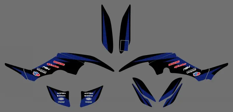 

0336 New Style Decal Sticker Graphics Kits FIT for Yamaha Raptor 350 ATV Raptor350