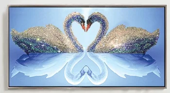 5D DIY Mosaic Art Needlework Diamond Painting Swan Rhinestone Cross Stitch Animal Wedding Diamond Swans Embroidery New Year Gift
5D DIY Mosaic Art Needlework Diamond Painting Swan Rhinestone Cross Stitch Animal Wedding Diamond Swans Embroidery New Year Gift