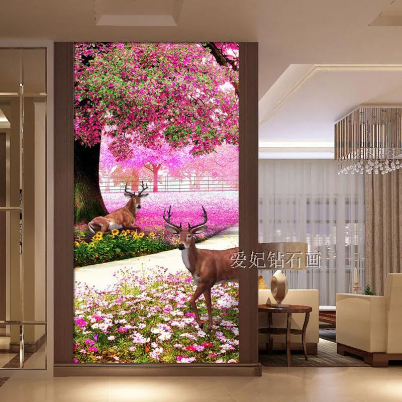 Full Square,Diamond Embroidery,Cherry Tree Deers,Animal,5D,Diamond Painting,Cross Stitch,3D,Diamond Mosaic,Needlework,Crafts, 
Full Square,Diamond Embroidery,Cherry Tree Deers,Animal,5D,Diamond Painting,Cross Stitch,3D,Diamond Mosaic,Needlework,Crafts,