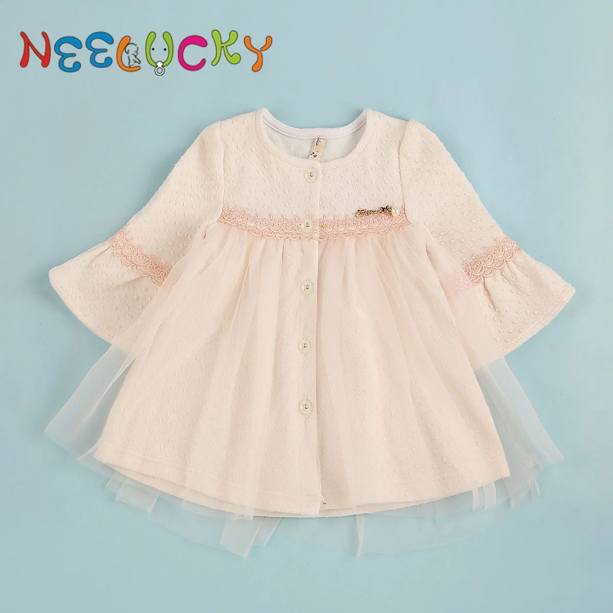 Baby girl clothes new children's jacquard long-sleeved dress Princess wind lace children's princess dress
Baby girl clothes new children's jacquard long-sleeved dress Princess wind lace children's princess dress