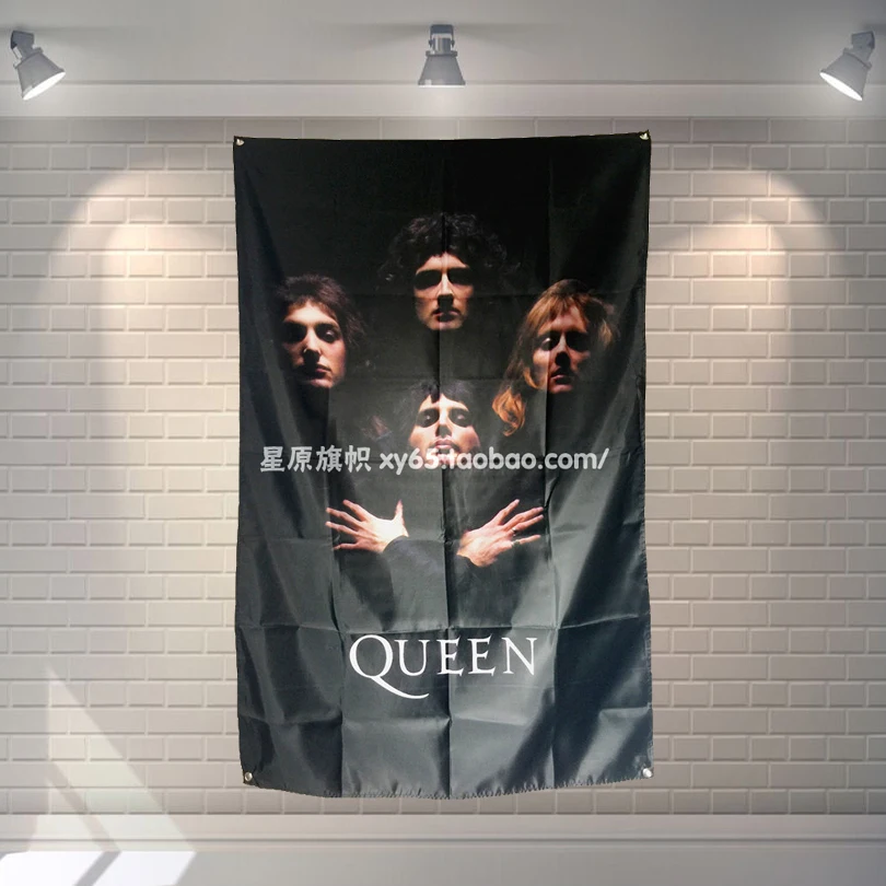 "QUEEN" Big size rock band Sign retro poster 56X36 inches HD Banners Flags cloth art Living room decor
"QUEEN" Big size rock band Sign retro poster 56X36 inches HD Banners Flags cloth art Living room decor