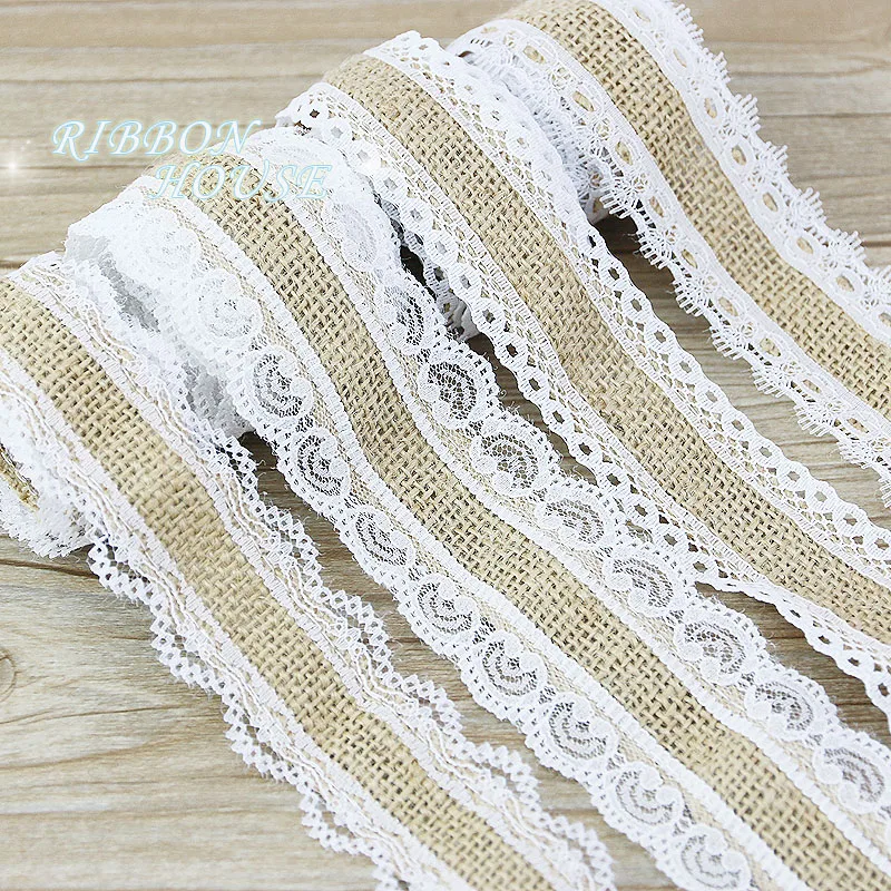 (5 meters/lot) natural jute burlap ribbon cotton edge DIY trim fabric sewing wedding decoration lace
(5 meters/lot) natural jute burlap ribbon cotton edge DIY trim fabric sewing wedding decoration lace