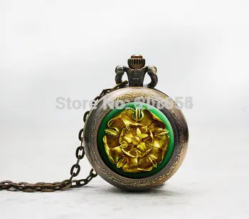 Game of thrones House Tyrell pocket watches quartz 1pcs/lot golden rose on a green field Game of thrones jewelry wholesale mens
Game of thrones House Tyrell pocket watches quartz 1pcs/lot golden rose on a green field Game of thrones jewelry wholesale mens