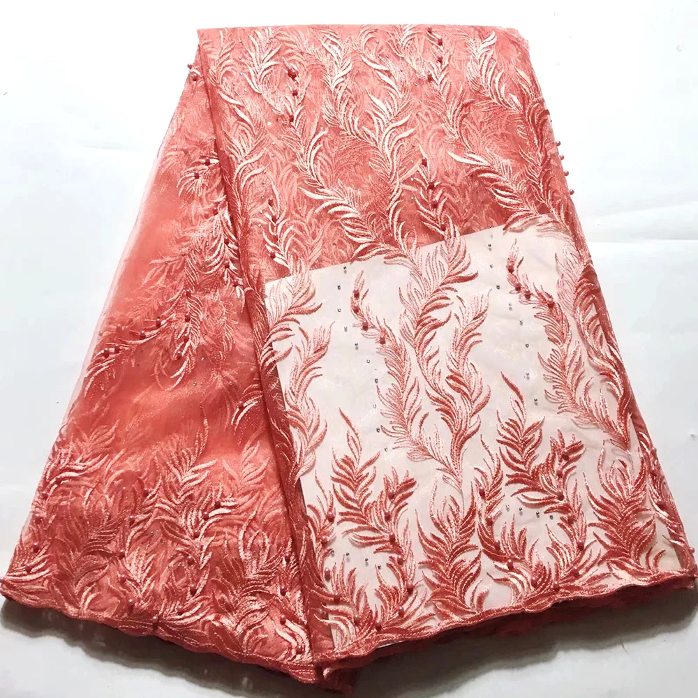 African Tulle Lace Fabric Nigerian Peach White Blue Laces Fabric 2019 High Quality French Tulle Mesh Fabric For African Dress
African Tulle Lace Fabric Nigerian Peach White Blue Laces Fabric 2019 High Quality French Tulle Mesh Fabric For African Dress