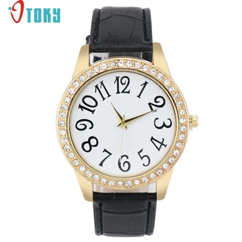 Relogio Feminino OTOKY Willby Women's Fashion Big Number Rhinestone Quartz Dial Leather Analog Wrist Watch 161221 Drop Shipping
Relogio Feminino OTOKY Willby Women's Fashion Big Number Rhinestone Quartz Dial Leather Analog Wrist Watch 161221 Drop Shipping