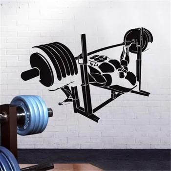 Gym Wall Sticker Fitness Decal Body-building Posters Vinyl Wall Decals Pegatina Quadro Parede Decor Mural
Gym Wall Sticker Fitness Decal Body-building Posters Vinyl Wall Decals Pegatina Quadro Parede Decor Mural