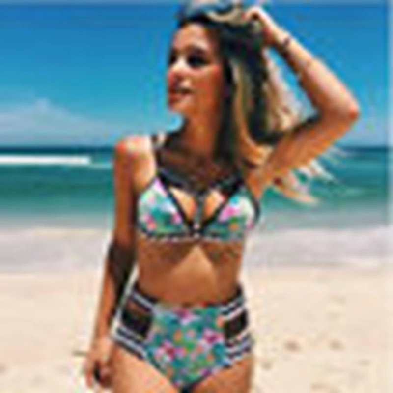 Sexy Swimwear Bathes Bikini Set Padded Bandage Bra Push-up Suit Swimsuit | Женская одежда