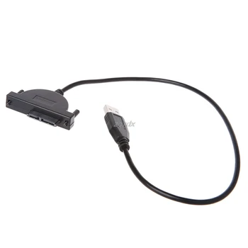 USB 2.0 To 7+6 13-Pin SATA II Converter Adapter Cable For Laptop CD/DVD Drive Whosale&Dropship
USB 2.0 To 7+6 13-Pin SATA II Converter Adapter Cable For Laptop CD/DVD Drive Whosale&Dropship