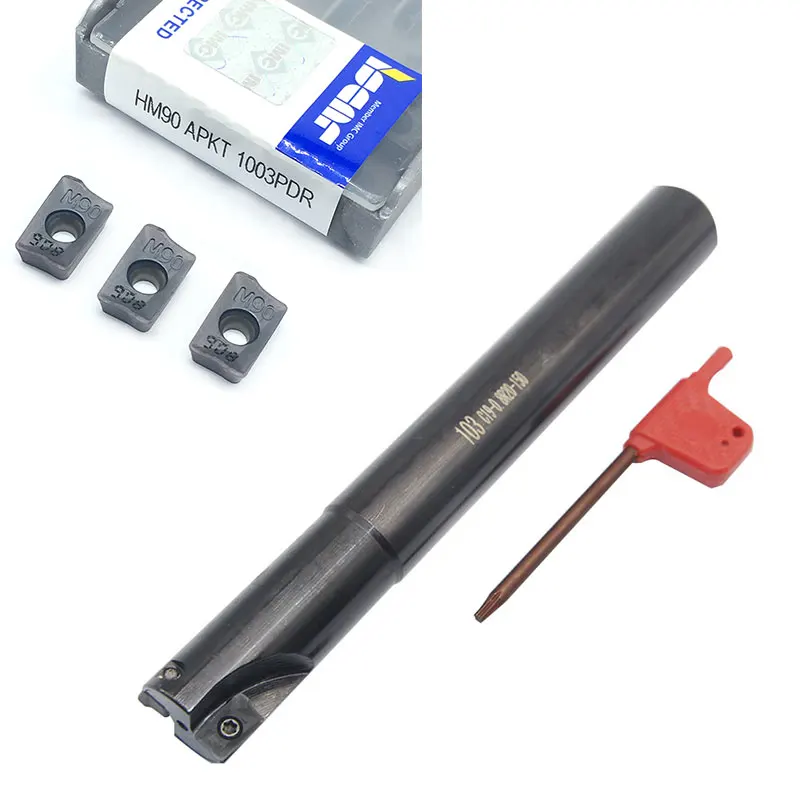 10PCS APKT1003 PDR IC908 Carbide Insert +1PCS 103 C19 0.8R20 150 cutter holder Mill CNC tools Shoulder cutter APKT 1003
10PCS APKT1003 PDR IC908 Carbide Insert +1PCS 103 C19 0.8R20 150 cutter holder Mill CNC tools Shoulder cutter APKT 1003