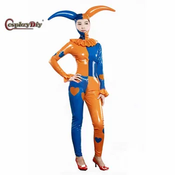 Cosplaydiy Harley Quinn Latex Cosplay Costume Halloween Costumes for Women Version 07 Custom Made D0902
Cosplaydiy Harley Quinn Latex Cosplay Costume Halloween Costumes for Women Version 07 Custom Made D0902
