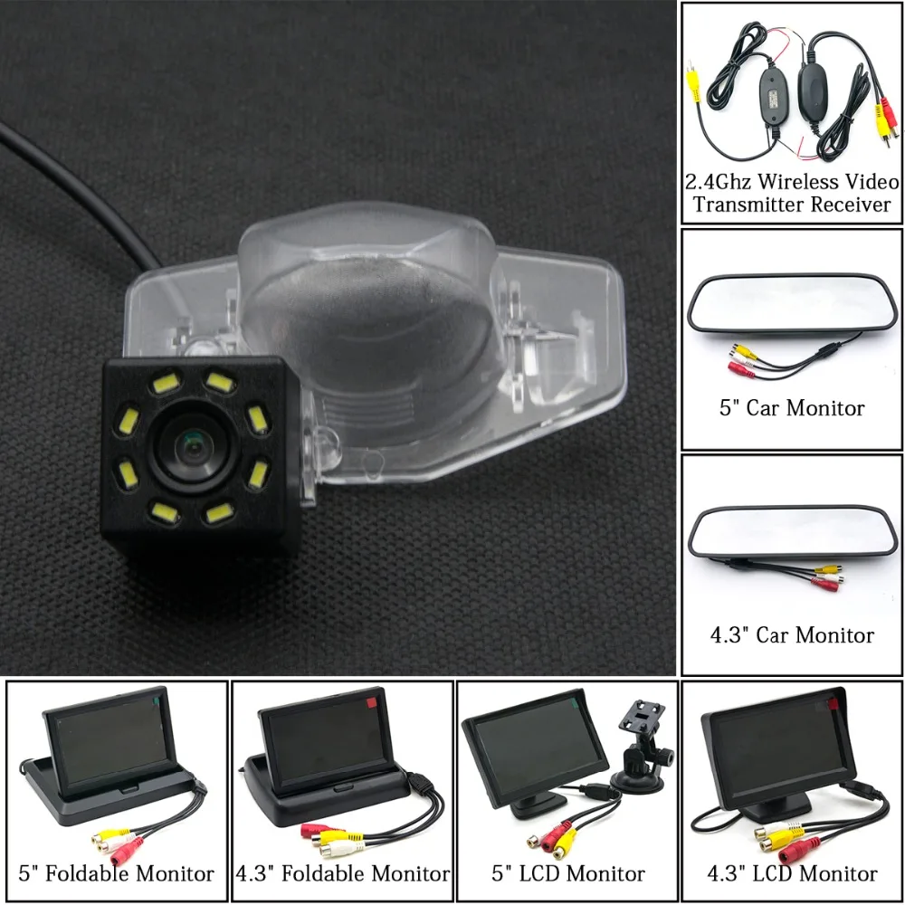 For Honda CR-V CRV Fit jazz Odyssey Accord Crosstour HRV CRZ CRX 8LED Car Rear View Camera 4.3" 5" Parking LCD Monitor Wireless
For Honda CR-V CRV Fit jazz Odyssey Accord Crosstour HRV CRZ CRX 8LED Car Rear View Camera 4.3" 5" Parking LCD Monitor Wireless