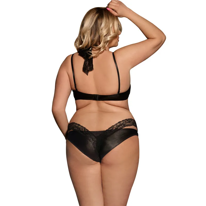 5XL-Intimates-Sexy-Lingerie-Women-Set-Special-Design-Black-Leather-Lace-Halter-Bra-Set-With-Bra (2)