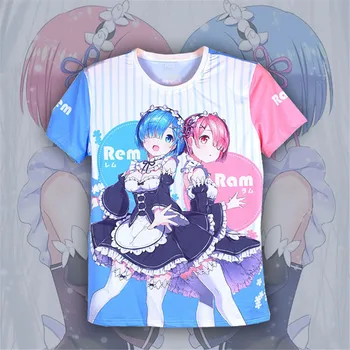 Re:Zero kara Hajimeru Isekai Seikatsu T-shirt Anime Emilia Rem Cosplay T Shirt Cartoon Student Tops Tee Lovely Cute Gift Tshirt
Re:Zero kara Hajimeru Isekai Seikatsu T-shirt Anime Emilia Rem Cosplay T Shirt Cartoon Student Tops Tee Lovely Cute Gift Tshirt