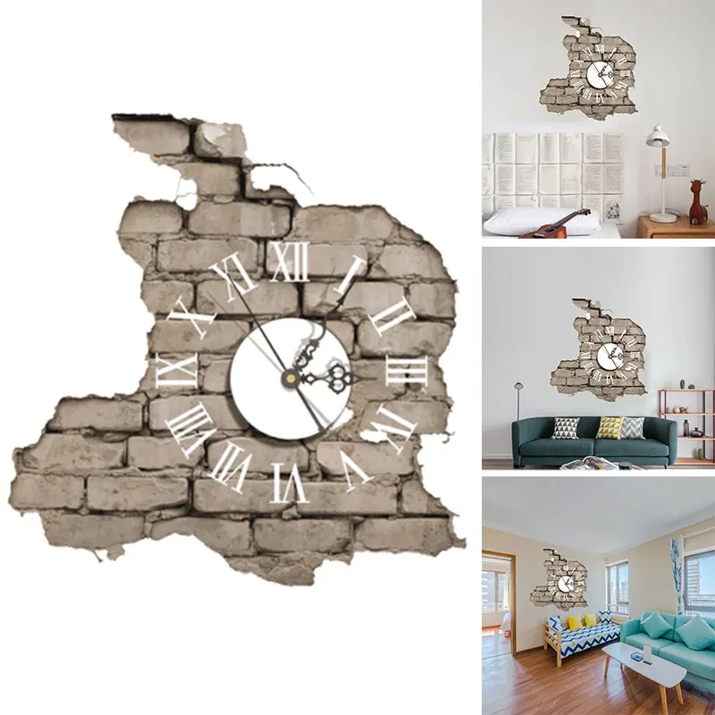 1 Set PVC Wall Stickers 3D Bedroom Cool Removable TV Background Wallpaper Diy Mute Clock for Office Self-Adhesive Home Decor
1 Set PVC Wall Stickers 3D Bedroom Cool Removable TV Background Wallpaper Diy Mute Clock for Office Self-Adhesive Home Decor