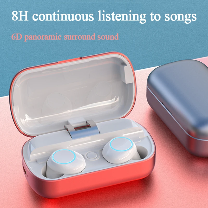 New Bluetooth 5.0 true wireless headset touch-type powerful endurance HIFI full-range dual-channel stereo waterproof headphones
New Bluetooth 5.0 true wireless headset touch-type powerful endurance HIFI full-range dual-channel stereo waterproof headphones