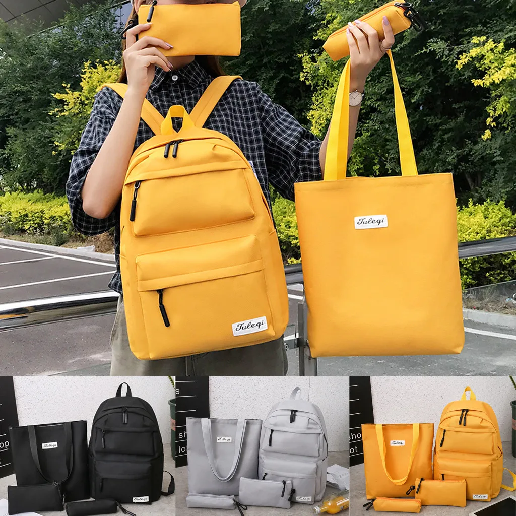 Women Shopping Beach Bag 4Pcs Women Letter Canvas Hand Bag Shoulder Bag Crossbody Bag Pencil Case Package женские сумки#78 
Women Shopping Beach Bag 4Pcs Women Letter Canvas Hand Bag Shoulder Bag Crossbody Bag Pencil Case Package женские сумки#78