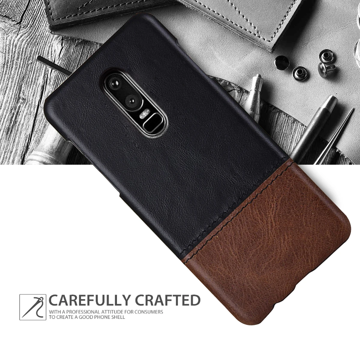 CASEWIN mobile phone cases For OnePlus 6 case PU Leather Anti-scratch Dropproof Phone Protective Case for OnePlus 6 phone
CASEWIN mobile phone cases For OnePlus 6 case PU Leather Anti-scratch Dropproof Phone Protective Case for OnePlus 6 phone