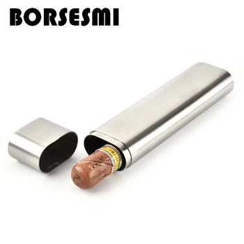 2019 New Stainless steel 2 cigar tube portable metal cigar case travel pocket Humidor Smoker cigar tools accessories
2019 New Stainless steel 2 cigar tube portable metal cigar case travel pocket Humidor Smoker cigar tools accessories