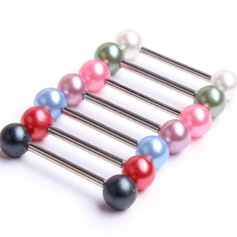 New Stainless Steel Helix Tongue Rings Piercing Simulated Pearl Labret Rings Body Barbell Nipple Piercing Ear Studs wholesale
New Stainless Steel Helix Tongue Rings Piercing Simulated Pearl Labret Rings Body Barbell Nipple Piercing Ear Studs wholesale