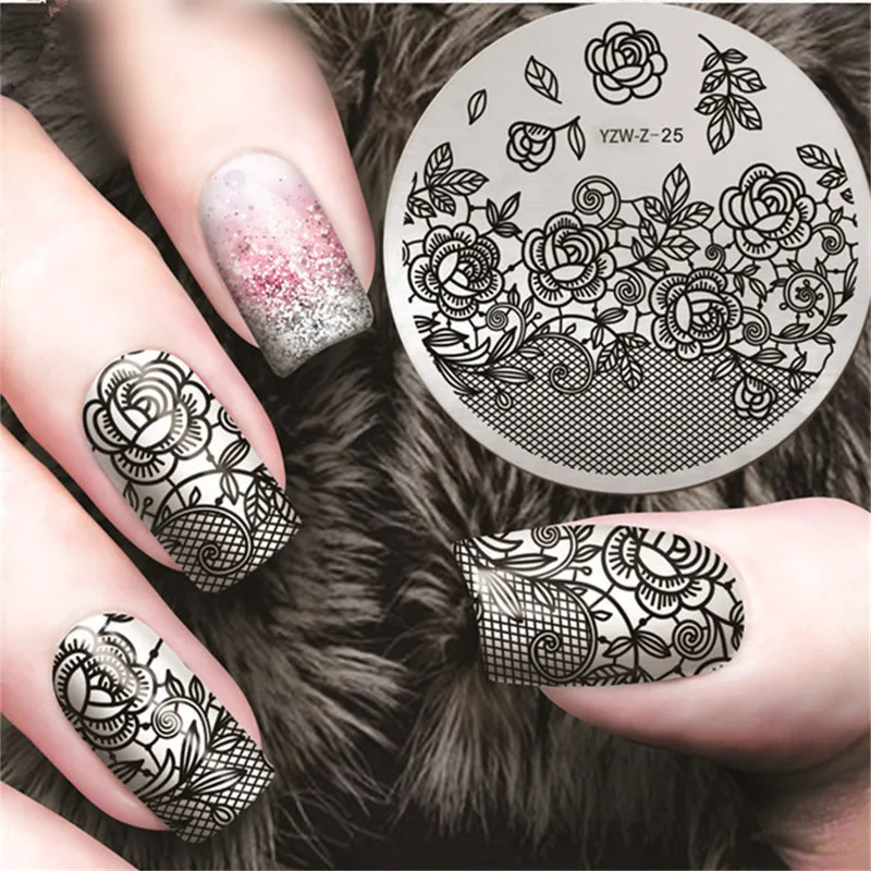 1pc Lace leaves flower Nail Stamping Plates Spring Nail Art Stamp Plate Nail Design Nail Image Plate Stamping Plate Manicure
1pc Lace leaves flower Nail Stamping Plates Spring Nail Art Stamp Plate Nail Design Nail Image Plate Stamping Plate Manicure