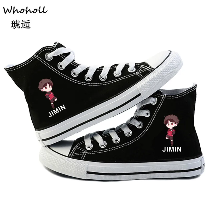Cartoon Unisex Fashion Kpop BTS Shoes High Top Canvas Flat Sneakers Shoes Women Casual Printing Shoes Leisure Shoes Ballet Flats
Cartoon Unisex Fashion Kpop BTS Shoes High Top Canvas Flat Sneakers Shoes Women Casual Printing Shoes Leisure Shoes Ballet Flats