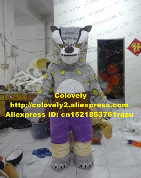 Dire Grey Kung Fu Panda Tai Lung Snow Leopard Snow Panther Mascot Costume Cartoon Character Mascotte Adult No.9560 Free Shipping
Dire Grey Kung Fu Panda Tai Lung Snow Leopard Snow Panther Mascot Costume Cartoon Character Mascotte Adult No.9560 Free Shipping
