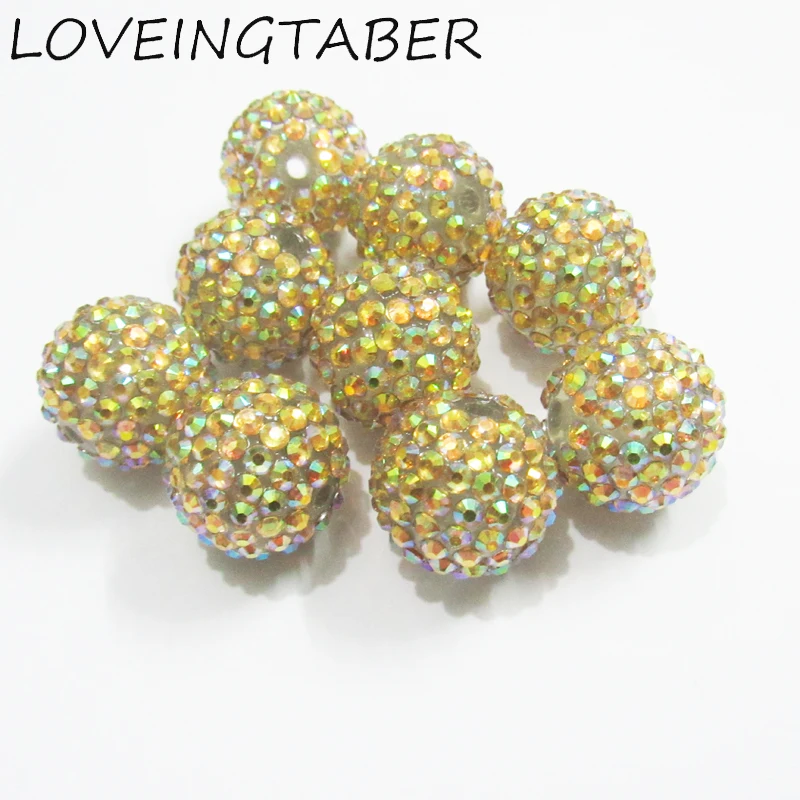 New Color ! 20mm 100pcs/lot Dark Champagne-gold AB Resin Rhinestone Beads
New Color ! 20mm 100pcs/lot Dark Champagne-gold AB Resin Rhinestone Beads