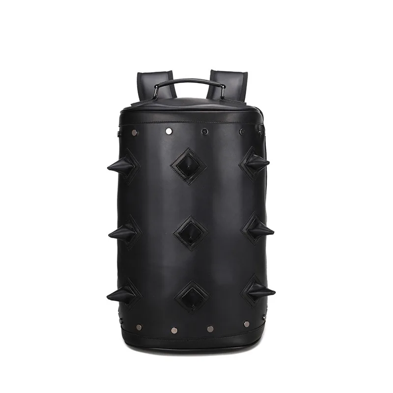 JIEROTYX New Arrival Famous Design Bag Women Korean Tidal RIVET Backpack Leather Women Cylinder Ball Backpacks Travel Bag Punk
JIEROTYX New Arrival Famous Design Bag Women Korean Tidal RIVET Backpack Leather Women Cylinder Ball Backpacks Travel Bag Punk