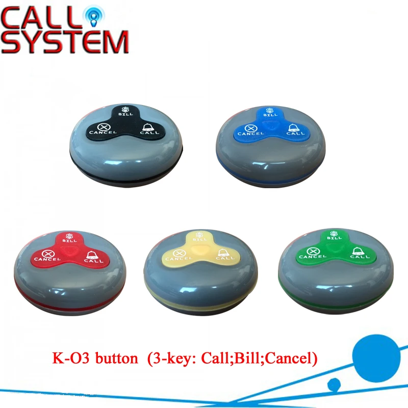 K-O3 table buzzer for wireless calling system restaurant (5 color) 100% waterproof
K-O3 table buzzer for wireless calling system restaurant (5 color) 100% waterproof