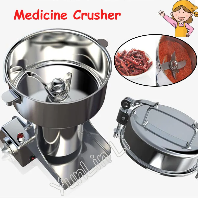 2200g Large Capacity Medicine Crusher Stainless Steel Electric Spices Pulverizer 220V Food Grinding Machine
2200g Large Capacity Medicine Crusher Stainless Steel Electric Spices Pulverizer 220V Food Grinding Machine